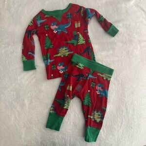 Wondershop Red and Green Dinosaur Pajama Set